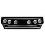 Refurbished Zanussi ZCV66050BA 60cm Double Oven Electric Cooker with Ceramic Hob Black