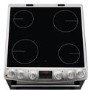 Refurbished Zanussi ZCV66250XA 60cm Double Oven Electric Cooker with Catalytic Liners Stainless Steel