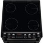 Zanussi ZCV69350BA 60cm Double Oven Electric Cooker with Ceramic Hob - Black