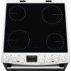 Zanussi ZCV69350WA 60cm Double Oven Electric Cooker With Ceramic Hob - White