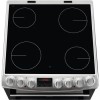 Zanussi ZCV69350XA 60cm Double Oven Electric Cooker With Ceramic Hob - Stainless Steel