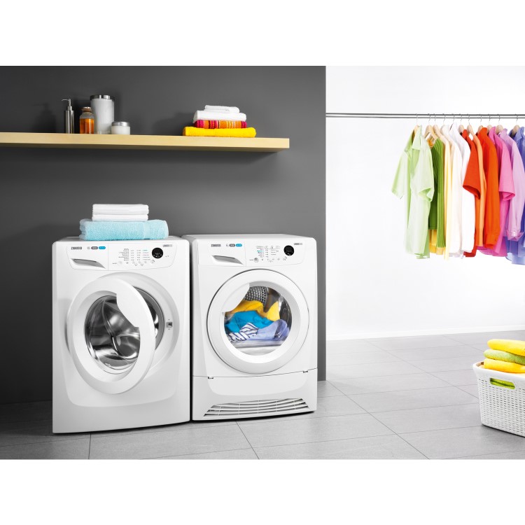 Zanussi ZDC8203WR 8kg Freestanding Condenser Tumble Dryer - White