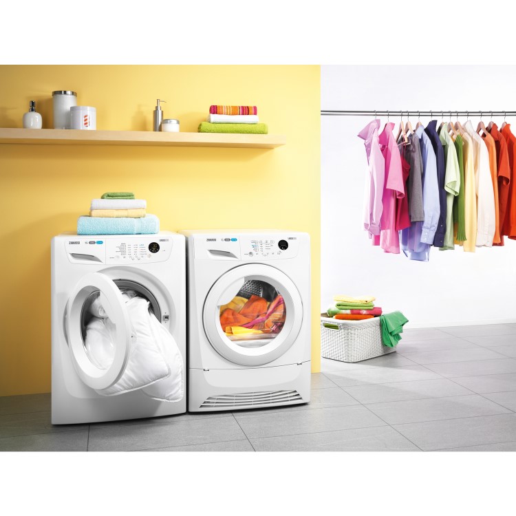 Zanussi ZDC8203WR 8kg Freestanding Condenser Tumble Dryer - White