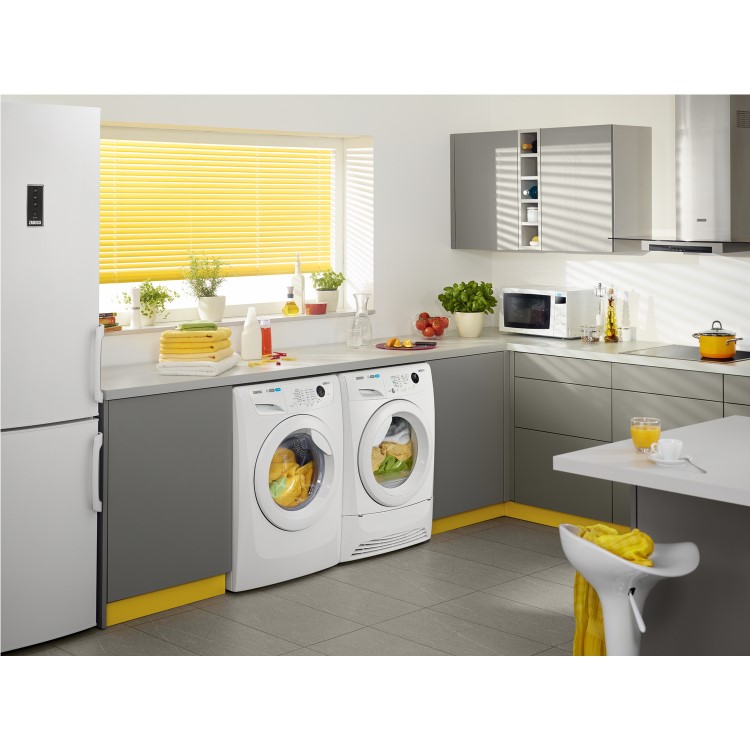 Zanussi ZDC8203WR 8kg Freestanding Condenser Tumble Dryer - White