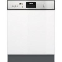 Zanussi ZDI26022XA 13 Place Semi-Integrated Dishwasher - Stainless Steel Control Panel