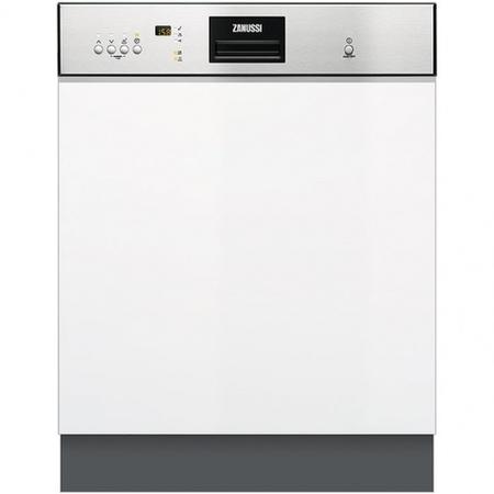 Zanussi ZDI26022XA 13 Place Semi-Integrated Dishwasher - Stainless Steel Control Panel