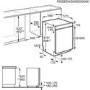 Refurbished Zanussi Series 40 ZDSN653X2 OrbitClean 13 Place Semi Integrated Dishwasher Grey