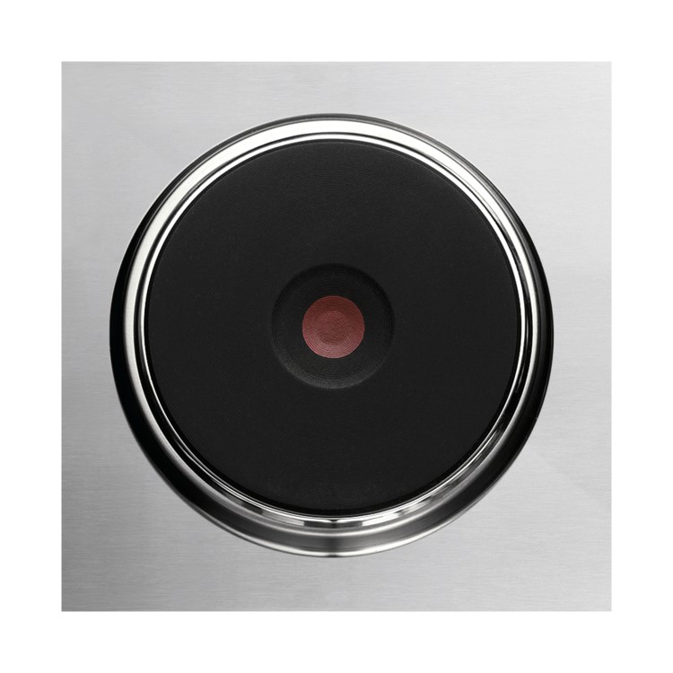 Zanussi 29cm 2 Zone Solid Plate Hob - Stainless Steel