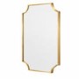 Traditional Brass Backlit Heated Bathroom Mirror with Lights 500 x 750mm - Zeus