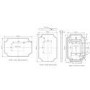 Traditional Brass Backlit Heated Bathroom Mirror with Lights 500 x 750mm - Zeus