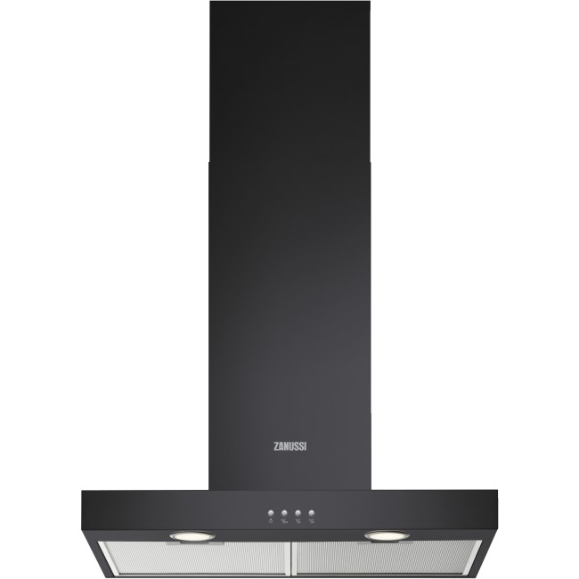 Zanussi ZFT416K 60cm Wide Chimney Cooker Hood - Black
