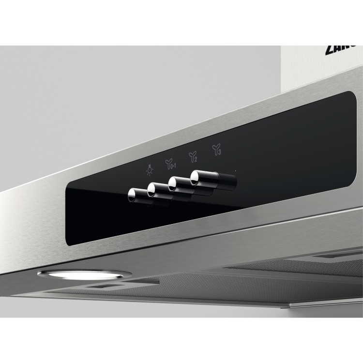 Zanussi Series 20 90cm Slimline Chimney Cooker Hood - Stainless Steel