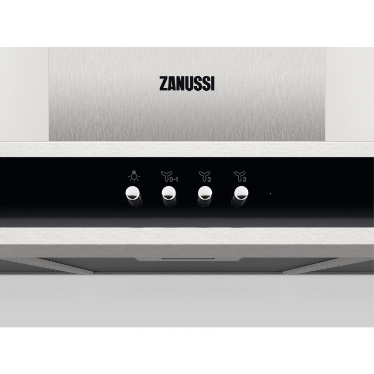 Zanussi Series 20 90cm Slimline Chimney Cooker Hood - Stainless Steel