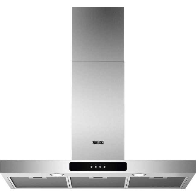 Refurbished Zanussi Series 20 ZFT519X 90cm Slimline Chimney Cooker Hood Stainless Steel