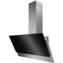 Zanussi 90cm Angled Chimney Cooker Hood - Black