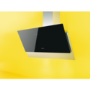 Zanussi 90cm Angled Chimney Cooker Hood - Black