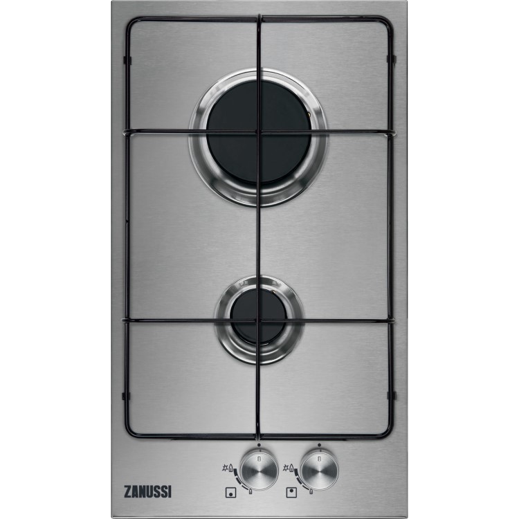 Refurbished Zanussi ZGG35214XS 30cm Domino Gas Hob Stainless Steel