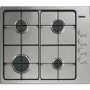 Zanussi ZGG62444SA 58cm Four Burner Gas Hob Stainless Steel