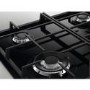 Refurbished Zanussi Series 60 ZGGN755K 75cm 5 Burner Gas on Glass Hob Black