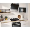 Zanussi Series 60 60cm Gas on Glass 4 Burner Gas Hob - Black