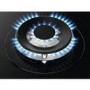 Refurbished Zanussi Series 60 ZGGN755K 75cm 5 Burner Gas on Glass Hob Black