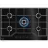 Zanussi Series 60 75cm 5 Burner Gas on Glass Hob - Black
