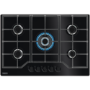 Refurbished Zanussi Series 60 ZGGN755K 75cm 5 Burner Gas on Glass Hob Black