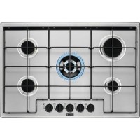 Zanussi EasyCook 60cm 5 Burner Gas Hob  - Stainless Steel