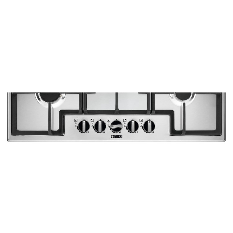 Refurbished Zanussi ZGNN755X 75cm 5 Burner Gas Hob Stainless Steel