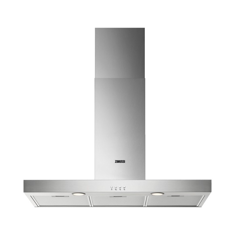 Refurbished Zanussi ZHB92670XA 90cm Slimline Chimney Cooker Hood Stainless Steel
