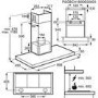 Refurbished Zanussi ZHB92670XA 90cm Slimline Chimney Cooker Hood Stainless Steel