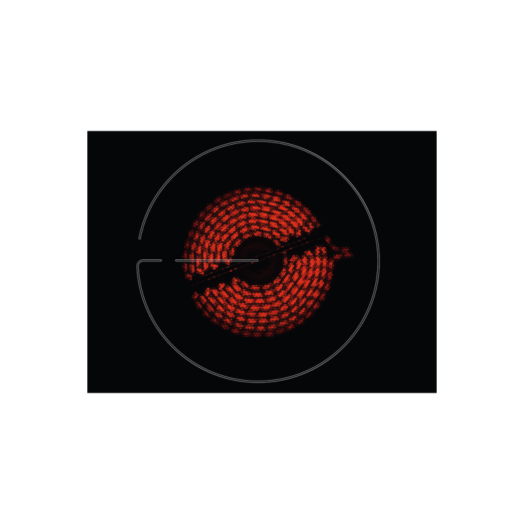 Zanussi 60cm 4 Zone Ceramic Hob with OvalZone