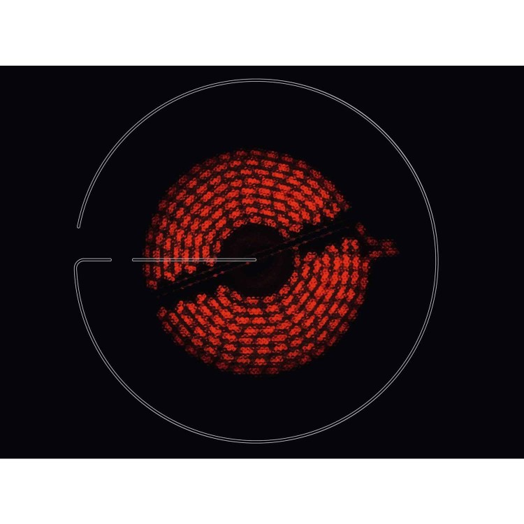 Refurbished Zanussi ZHRN883K 78cm 4 Zone Ceramic Hob with OvalZone
