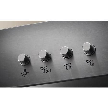 Refurbished Zanussi ZHS92650XA 90cm Flat Glass Island Cooker Hood Stainless Steel