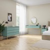 Sage Green Modern Chest of 3 Drawers with Legs - Zion