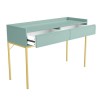 Sage Green Modern Dressing Table with 2 Drawers - Zion