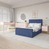 Pink Modern Dressing Table with 2 Drawers - Zion