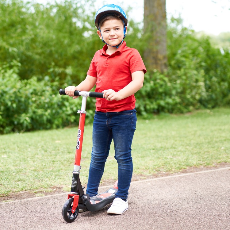 GRADE A3 - Zinc E4 Electric Kids Scooter - Red