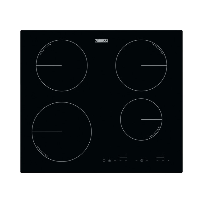 Zanussi ZIT6460CB 60cm Four Zone Touch Control Induction Hob