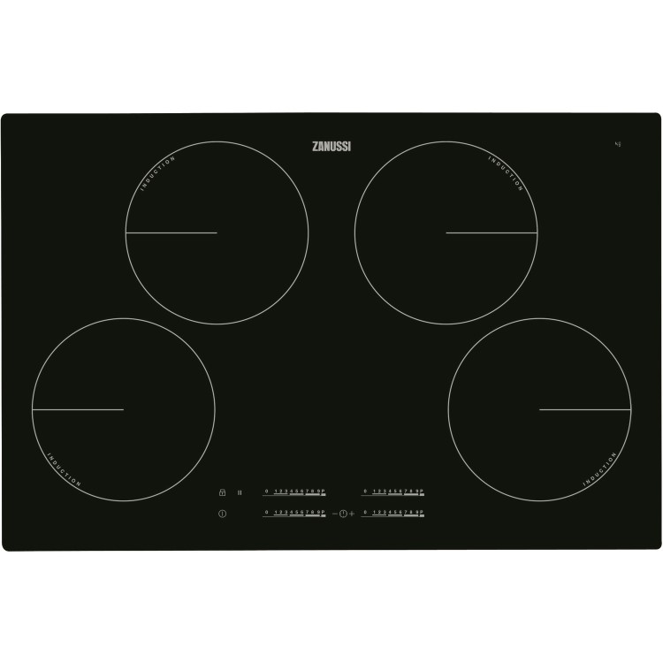 Zanussi ZIT8470CB 80cm Four Zone Touch Control Induction Hob