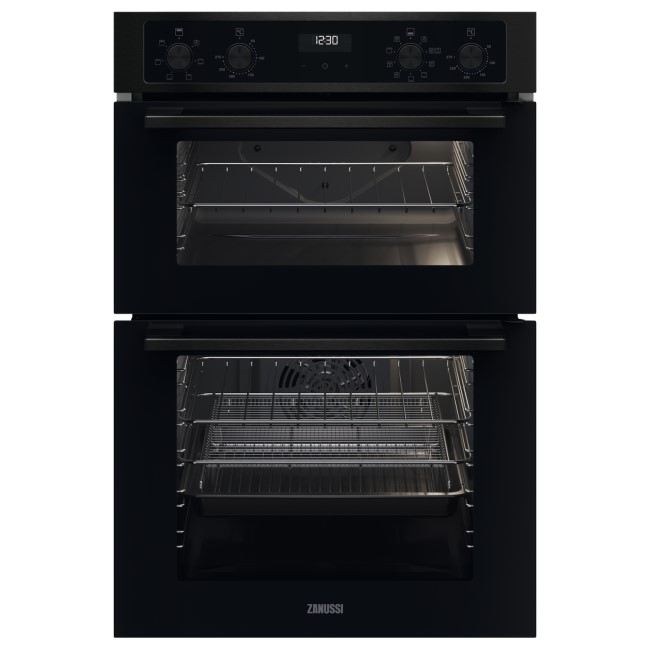 Zanussi Series 20 Built In Electric Double Oven - Black