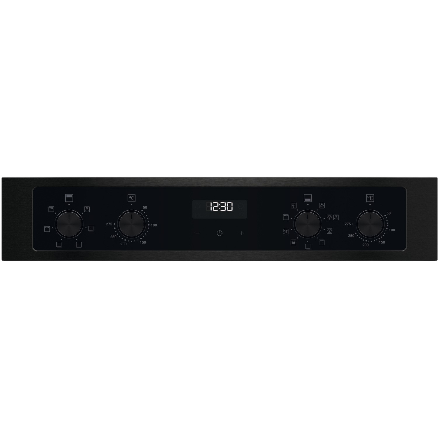 Zanussi Series 20 Built In Electric Double Oven Black BuyItDirect.ie