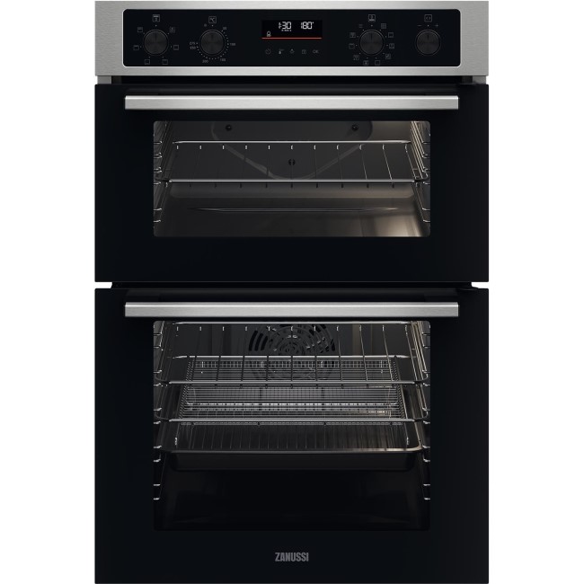 Zanussi Series 40 Built-in Double Oven - Stainless Steel
