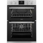 Refurbished Zanussi ZOD35660XK 60cm Double Built In Electric Oven Stainless Steel