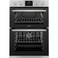 Refurbished Zanussi ZOD35660XK 60cm Double Built In Electric Oven Stainless Steel