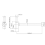 GRADE A1 - Matt Black Square Bottle Trap - Zana