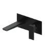 Matt Black Wall Mounted Bath Tap - Zana