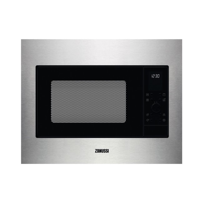 Refurbished Zanussi ZMSN4CX 25L Built in Compact Combination Microwave Stainless Steel