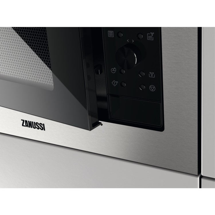 Refurbished Zanussi ZMSN4CX Built In 20L 900W Microwave Stainless Steel