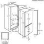 Refurbished Zanussi Series 40 ZNHN18FS1 Integrated 253 Litre 70/30 Frost Free Fridge Freezer